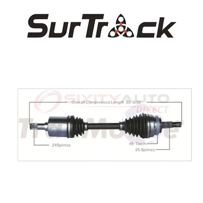 SurTrack CV Axle Shaft for 1998-1999 Mercedes-Benz E320 3.2L V6 - Constant ej - Image 1 of 4