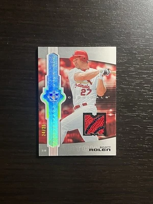 SCOTT ROLEN 2007 UD Ultimate Collection Game Used JERSEY PATCH /25 Must SEE! - Image 1 of 3