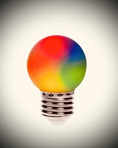 0.5W RGB LED LIGHT  7 COLOURS  Golf Ball Size - Picture 1 of 1