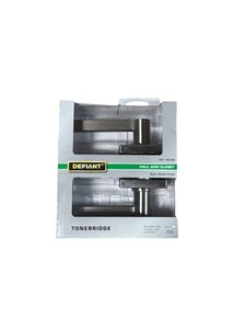 NEW DEFIANT 1007 789 996 HALL & CLOSET TONEBRIDGE Satin Nickel (J) - Picture 1 of 2
