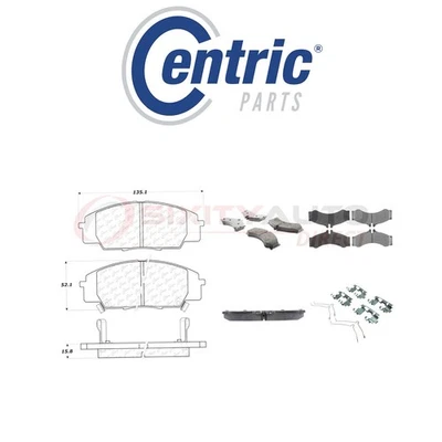 Centric Posi Quiet Disc Brake Pads w Shims for 2003-2006 Dodge Sprinter 2500 ki — 第 1/4 张图片