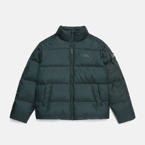 NATIONAL GEOGRAPHIC EIRA HIGHNECK GOOSE DOWN JACKET N254UDW970 DARK GREEN UNISEX - Picture 1 of 9