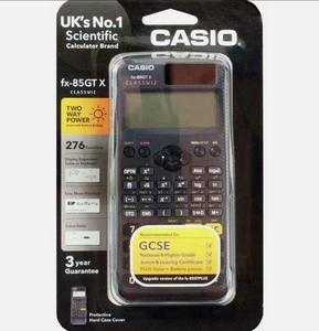 Genuine Sealed Casio fx-85GTX Scientific Calculator 276 Functions Exam Approved - Picture 1 of 7