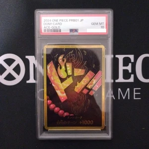 PSA 10 DON !! Card Portgas D Ace gold Japanese PRB01 ONE PIECE Card THE BEST JPN - Picture 1 of 2