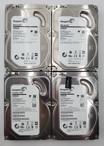 LOT OF4 2TB SEAGATE BARRACUDA (2) DESKTOP (2) HDD 3.5" SATA HARD DRIVE - Picture 1 of 3