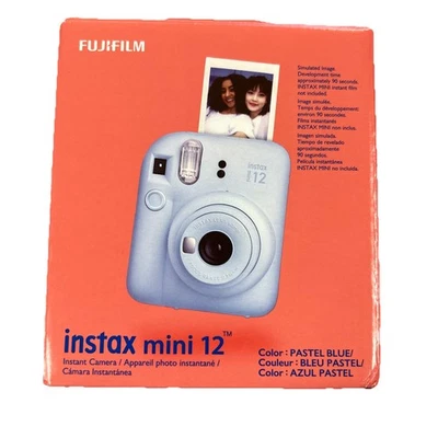 Fujifilm Instax Mini 12 Instant Camera - Pastel Blue New In Box Free Shipping - Image 1 of 4