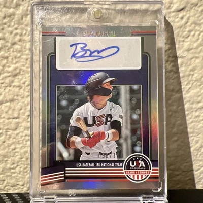 2023 Panini USA Baseball Stars & Stripes-National Team Signatures Blake Mitchell - Image 1 of 2