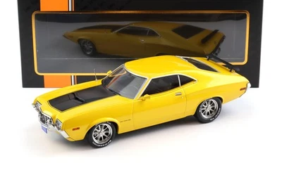 1:18 IXO Ford Gran Torino Sport 2 Porte 1972 Giallo Metallizzato/ Nero Opaco - Immagine 1 di 4