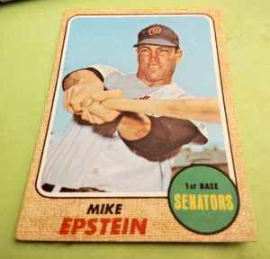 1968 Mike Epstein Topps MLB Baseball Card #358 Washington Senators NM - Picture 1 of 2