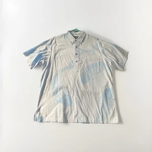 Sig Zane Mens Large Light Blue With Blue Koi - Picture 1 of 1