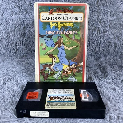 Walt Disney Cartoon Classics - Silly Symphonies Fanciful Fables VHS Tape Video - Image 1 of 4