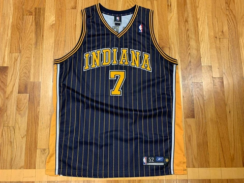 jermaine o’neal indiana pacers jersey size 52 vintage vtg authentic rare used Cover
