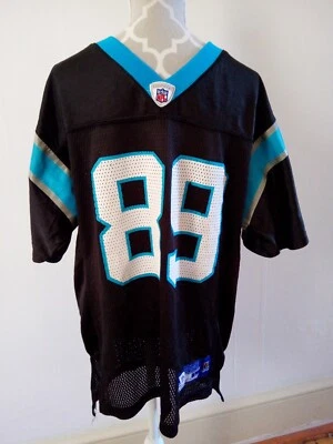 Steve Smith #89 Carolina Panthers NFL Youth L 14-16 Reebok Equip On Field  - Imagem 1 de 4