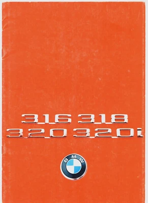 BMW 3-Series E21 1975-1976 UK Market Sales Brochure 316, 318, 320 & 320i - Image 1 of 2