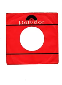 POLYDOR - X 1 ORIG "STRAIGHT-TOP" UK 7" PLATTENFIRMA HÜLLE/S. Sehr guter + Zustand - Bild 1 von 24