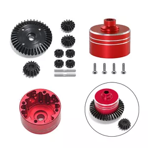 Metal Differential Case & Steel Differential Gear Set for Tamiya TT02 TT02B - Picture 1 of 17