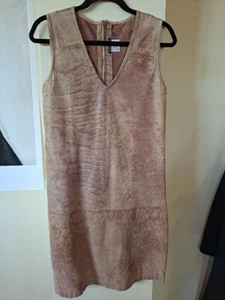 Ann Demeulemeester Fall 2002 Runway Patinated Leather Dress 38 S Rare Fab EUC!! - Picture 1 of 10
