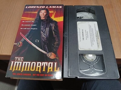 The Immortal VHS Video Tape Lorenzo Lamas Brand  Full Length Screener - Image 1 of 2