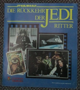 STAR WARS RETURN OF THE JEDI GERMAN PANINI STICKER BOOK FULL 1983 VERY RARE - Picture 1 of 5