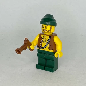 Pirate Vest & Anchor minifigure dark green legs LEGO Pirates 8379 - Picture 1 of 3