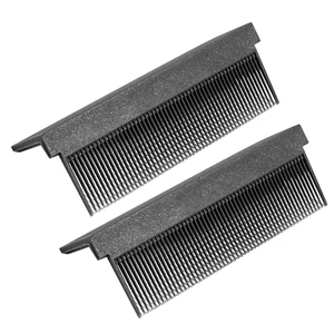 2Pcs Hair Straightening Comb Set Carbon Fiber High-Temperature Resistant Smooth - Picture 1 of 3