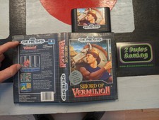 Sword of Vermilion (Sega Genesis, 1990) No Manual/Hint Book FREE SHIP