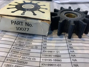 Sherwood 10077 Raw Water Pump Impeller New - Picture 1 of 3