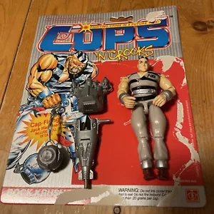 Figura de acción ""Rock Krusher"" 1988 vintage manguera faltante con tarjeta - Imagen 1 de 7