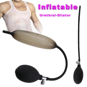Estirador de silicona inflable sonidos uretrales enchufe de pene bomba sonido masculino - Imagen 1 de 9