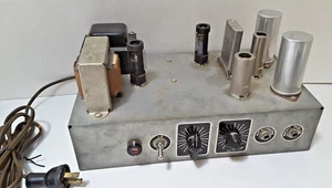 Vintage Tube Amplifier, Microphone and Phono Inputs, Unrestored - Picture 1 of 8