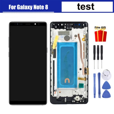 For Samsung Galaxy Note 8 LCD Display Touch Screen Digitizer Assembly+Frame - Image 1 of 4