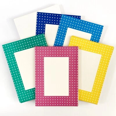 13 Multicolor Star Photo Cards w/ Envelopes LV6507 ©️Lillian Vernon 1985 *NOS* - Image 1 of 4