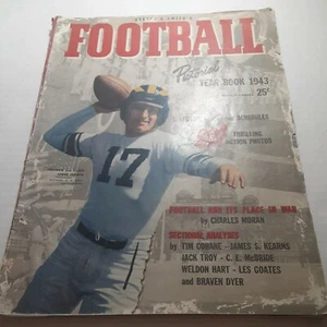 Street & Smith's Football Pictorial Yearbook 1943, Steve Juzwik Navy Cover Fc2 - Picture 1 of 12