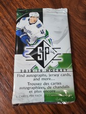 2018-19 Upper Deck SP Hockey 5 card blaster pack - see checklist