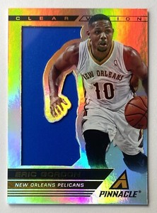 2013-14 Pinnacle Eric Gordon Clear Vision Blue 1st Quarter SP Acetate Pelicans