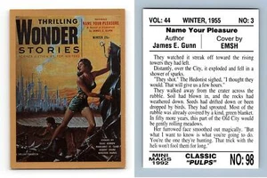 Escape #98 Classic Pulps 1992 Sperry Mini Mags Trading Card - Picture 1 of 1