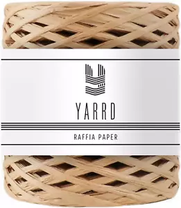 109 Yards Raffia Ribbon for Gift – Wrapping Raffia Twine String of Natural Color - Picture 1 of 9