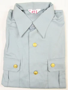 Camicia DDR NVA VM camicetta ufficiale Volksmarine taglia 41N RARA!!! 4161 - Foto 1 di 3