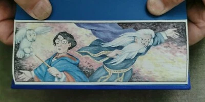 VANISHING  All edge Painting - Leatherbound Harry Potter Foto 1 de 4