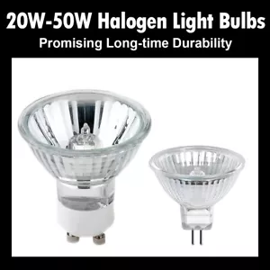 Halogen Spotlight Bulb 2800-3200k 20w 35w 50w 110v 220v 12v Dimmable Spotlights - Picture 1 of 12