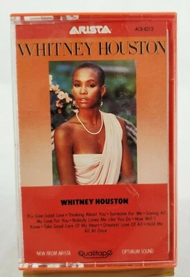 Whitney Houston: "Whitney Houston" - Cassette  Arista Records #ACB8212 ~ 1985 - Image 1 of 4