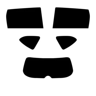 Tinte para ventana precortado para Honda CR-V 2017 + 5% limusina negra película de tintado para automóvil trasero Foto 1 de 4