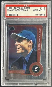 Tarjeta de novato 1999 Topps cromada - Wally Szczerbiak #117 PSA 10 - Imagen 1 de 2