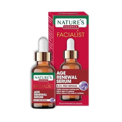 NATURES ESSENCE 0.3% Pro-Retinol Age Renewal Serum | Anti-Ageing Face Serum 30ml - Image 1 of 4