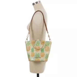 Bolso de Hombro Brahmin Mod Bowie Multi Pompano Cuero Multicolor Dorado - Imagen 1 de 7