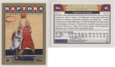 2008-09 Topps Gold Border /2008 Andrea Bargnani #44