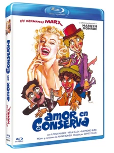 AMOR EN CONSERVA (2ª Mano) Hermanos Marx,Marilyn Monroe BLU-RAY Reg. A-B-C L-42 - Imagen 1 de 2