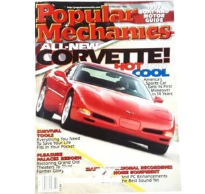 Popular Mechanics Magazine Vintage February 1997 Corvette Boat and Motor Guide - Picture 1 of 7