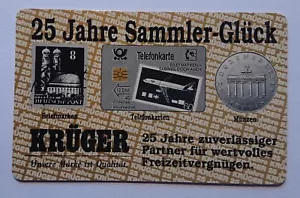 Telefonkarte Telefonwertkarte Sammelkarte 12 DM Krüger Münzen Briefmarken - Bild 1 von 2