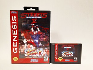 Street Fighter 2:The New Challengers in Streets of Rage 2 Genesis/Mega Drive
